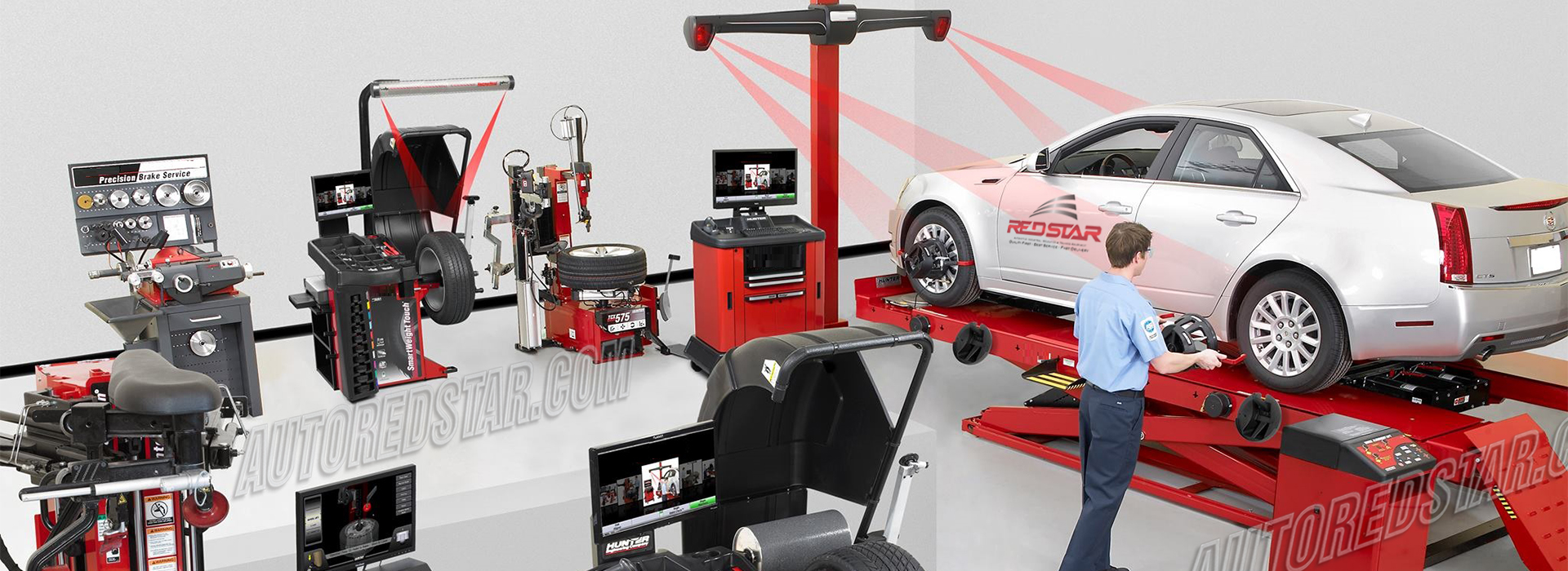 THIẾT BỊ LÀM LỐP - ĐO GÓC BÁNH XE 